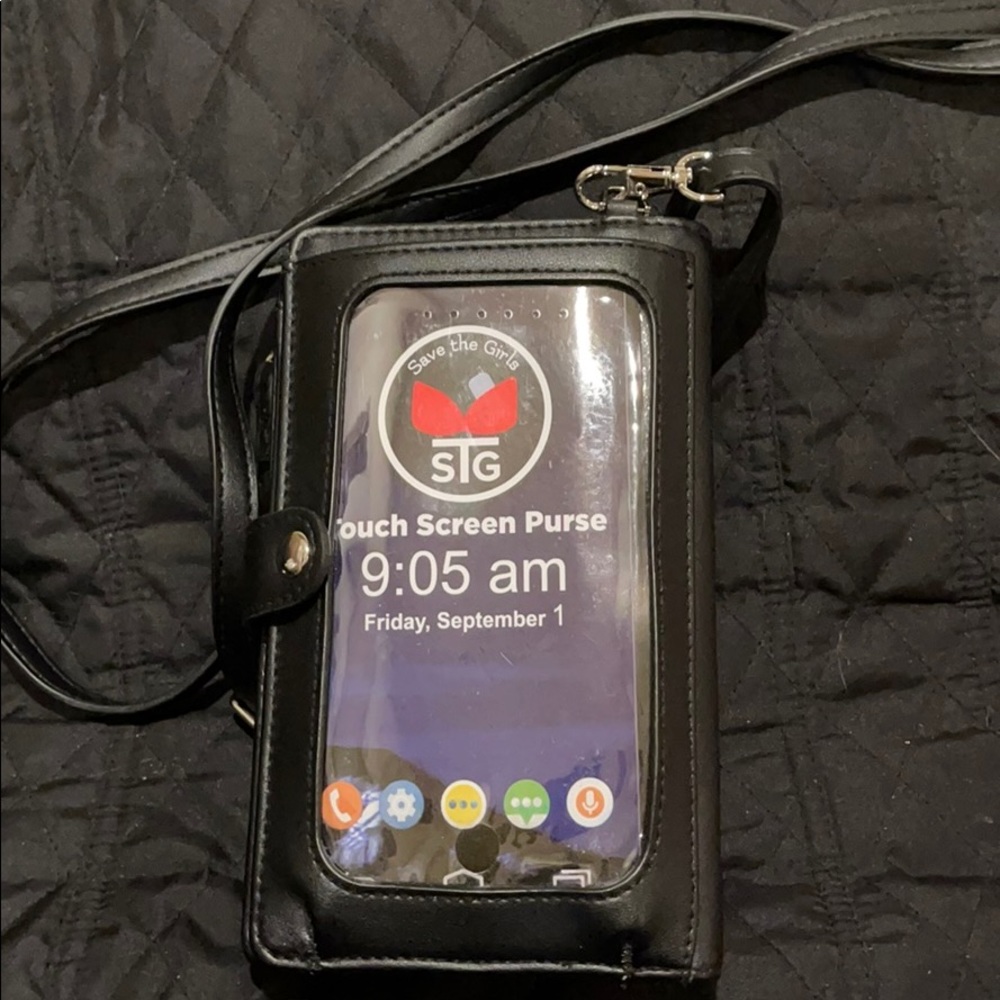 Cross body phone holder
